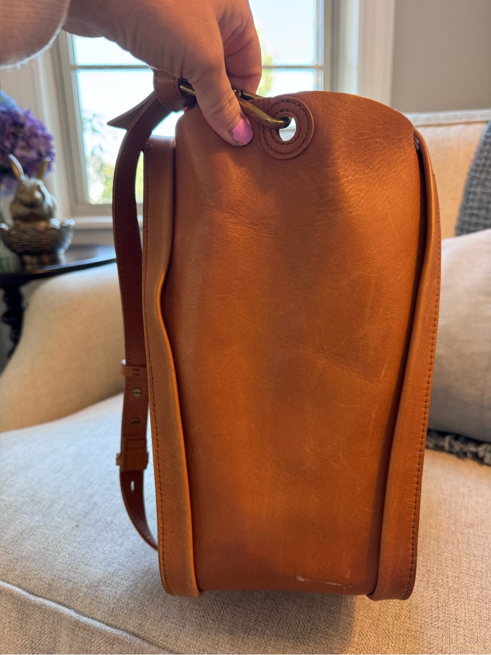 Madewell The Sydney Tote English Saddle Leather - Picture 8 of 8